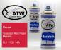 Preview: Mazda, Toreador Red Pearl Metallic, FL / 17G / 14A: 400ml Sprühdose + 400ml Klarlack - Set, von ATW Autoteile West.